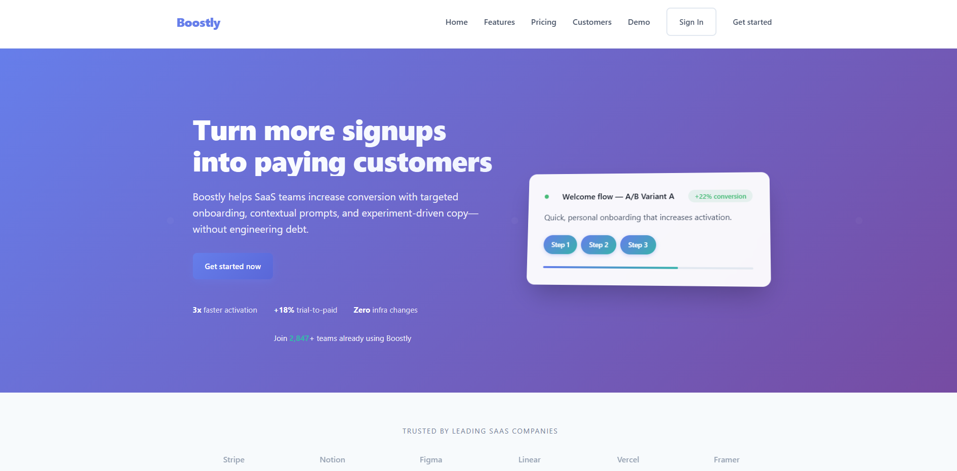 SaaS Landing Page